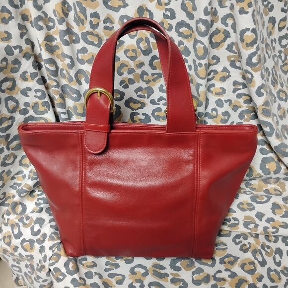 ❤️ COACH Red 4133 Waverly Bag + Red Coach Fob - Picture 9 of 10